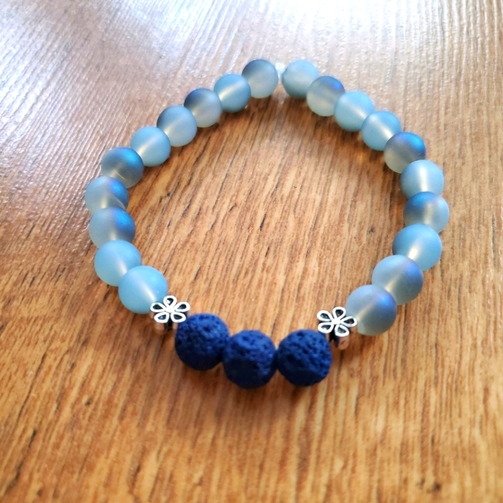 Handmade Lava Bead Essential‎ Oil Bracelet